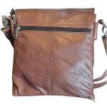 Le-Monties-Genuine-Lather-Unisex-Handbag-Brown